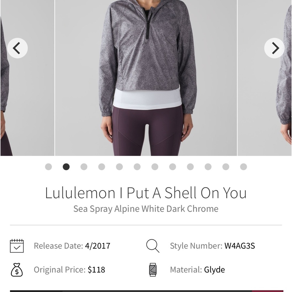 Lululemon Lightwear Pullover Jacket